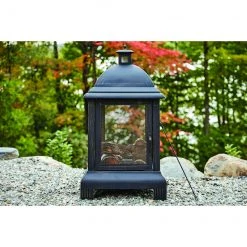 Style Selections Steel Outdoor Fireplace - 24 x 44-in - Black -STYLE SELECTIONS Online Shop 11875023c L