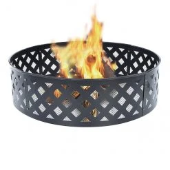 Style Selections Lattice Fire Ring - 30-in -STYLE SELECTIONS Online Shop 11875030b L