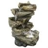 Style Selections Driftwood Lighted Fountain - 19.88-in - Resin - Indoor and Outdoor -STYLE SELECTIONS Online Shop 20555055 L