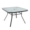 Style Selections 42-in Pelham Bay Square Glass and Black Metal Table 2 Style Selections 42-in Pelham Bay Square Glass and Black Metal Table -STYLE SELECTIONS Online Shop 30736975 L