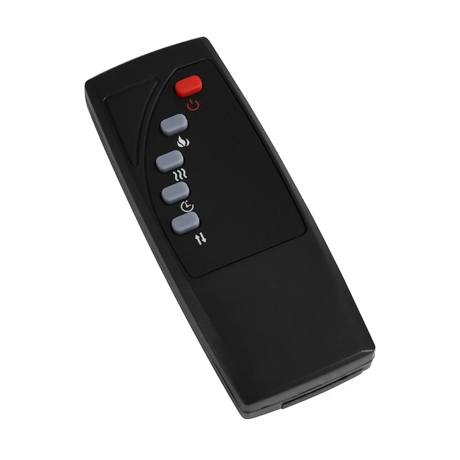 Style Selections Rolling Electric Fireplace - Infrared - 25.6-in - White Oak 6 Style Selections Rolling Electric Fireplace - Infrared - 25.6-in - White Oak - Image 4