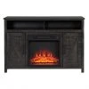 Style Selections Fluda TV Stand with Electric Fireplace - Barn Doors - Brown -STYLE SELECTIONS Online Shop 35025012 L
