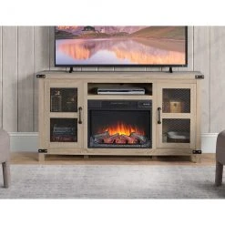 Style Selections Roslin Fireplace TV Stand for TVs up to 65-in - 32-in x 60-in - Brown 8 Style Selections Roslin Fireplace TV Stand for TVs up to 65-in - 32-in x 60-in - Brown -STYLE SELECTIONS Online Shop 35025013c L