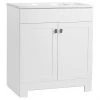 Leisel 2-Door Vanity - 1 Sink - 31-in - White -STYLE SELECTIONS Online Shop 40975010 L