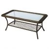 Style Selections Spruce Hills 42-in x 17-in Brown Patio Coffee Table -STYLE SELECTIONS Online Shop 41355014 L