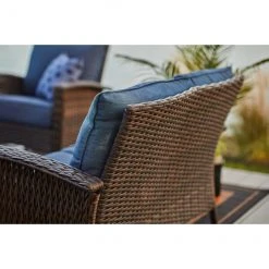 Style Selections Sunbridge Conversation Set - 4 Pieces - Steel - Blue -STYLE SELECTIONS Online Shop 41355050c L
