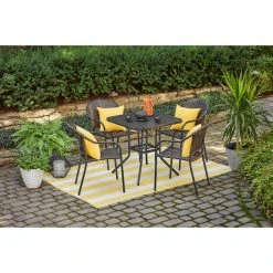 Style Selections Pelham Bay Black Steel Square Patio Bistro Table -STYLE SELECTIONS Online Shop 41535432b L