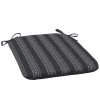 Style Selections Reversible Patio Chair Cushion - 19-in x 18-in x 2.5-in - Polyester - Striped Black Pattern 1 Style Selections Reversible Patio Chair Cushion - 19-in x 18-in x 2.5-in - Polyester - Striped Black Pattern -STYLE SELECTIONS Online Shop 41537232 L