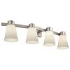 Portfolio Wall Sconce - Satin-Nickel Steel - 4-Light