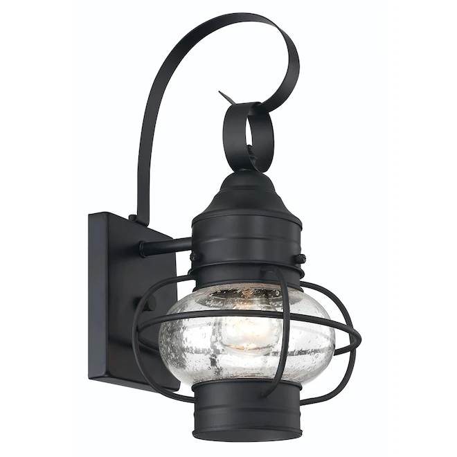Style Selections Trevett 14-in, 1-Light Matte Black Wall Sconce 3 Style Selections Trevett 14-in, 1-Light Matte Black Wall Sconce