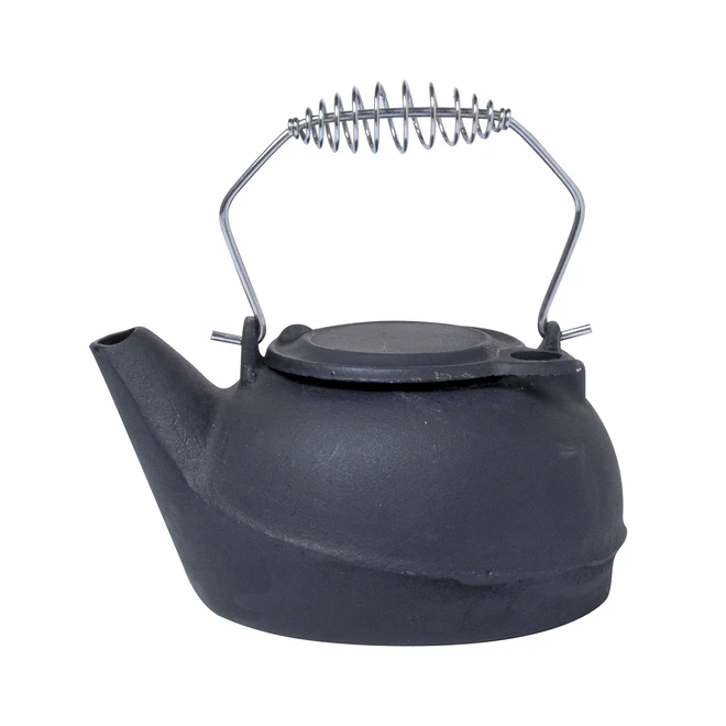 Fireplace Kettle Humidifier - 10-in - Cast Iron - Black Matte 3 Fireplace Kettle Humidifier - 10-in - Cast Iron - Black Matte