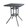 Style Selections Square Outdoor Table - Steel - 33-in x 33-in x 39-in - Matte Black -STYLE SELECTIONS Online Shop 47865000 L