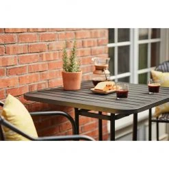 Style Selections Square Outdoor Table - Steel - 33-in x 33-in x 39-in - Matte Black 8 Style Selections Square Outdoor Table - Steel - 33-in x 33-in x 39-in - Matte Black -STYLE SELECTIONS Online Shop 47865000c L