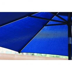 Style Selections 9-ft Market Umbrella with Solar LED Lighting - Aluminum and Olefin - Tiltable - Navy Canopy 8 Style Selections 9-ft Market Umbrella with Solar LED Lighting - Aluminum and Olefin - Tiltable - Navy Canopy -STYLE SELECTIONS Online Shop 48655005c L