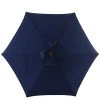 Style Selections Blue Fabric and Steel 7.5-ft Umbrella -STYLE SELECTIONS Online Shop 48655078 L