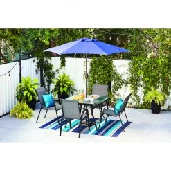 Style Selections Blue Fabric and Steel 7.5-ft Umbrella -STYLE SELECTIONS Online Shop 48655078b L