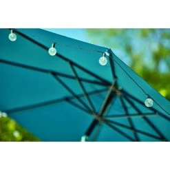 Style Selections Umbrella - 9-ft x 9-ft - Teal - Polyester 8 Style Selections Umbrella - 9-ft x 9-ft - Teal - Polyester -STYLE SELECTIONS Online Shop 48655112c L