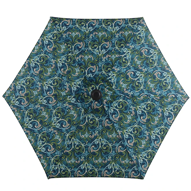 Style Selections Salito Market Umbrella - 7.5-ft x 7.5-ft - Navy 3 Style Selections Salito Market Umbrella - 7.5-ft x 7.5-ft - Navy