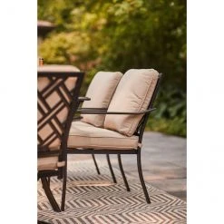 Style Slections Glenn Hill Patio Chair - Steel and Olefin - Tan - Set of 4 8 Style Slections Glenn Hill Patio Chair - Steel and Olefin - Tan - Set of 4 -STYLE SELECTIONS Online Shop 48655120c L