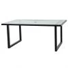 Style Selections Rectangular Exterior Glass 68-inch Dining Table -STYLE SELECTIONS Online Shop 48655130 L