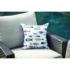 Style Selections Outdoor Throw Pillow - Polyester - 16-in x 16-in - Fish Pattern 9 Style Selections Outdoor Throw Pillow - Polyester - 16-in x 16-in - Fish Pattern -STYLE SELECTIONS Online Shop 49235077d L