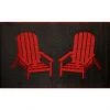 Style Selections Polypropylene Rug - Indoor/Outdoor - Adirondack Chair Print - 3-ft W x 5-ft L -STYLE SELECTIONS Online Shop 49235156 L