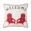 Style Selections Outdoor Cushion - Welcome and Bienvenue Print - 18-in x 18-in 2 Style Selections Outdoor Cushion - Welcome and Bienvenue Print - 18-in x 18-in -STYLE SELECTIONS Online Shop 49235161a L