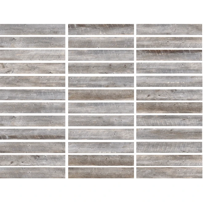Style Selections Natural Timber 4-Pack Ash 8-in x 48-in Porcelain Wood Look Tiles 3 Style Selections Natural Timber 4-Pack Ash 8-in x 48-in Porcelain Wood Look Tiles - Image 3